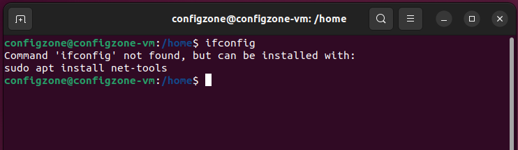 ifconfig nettols ifconfig command