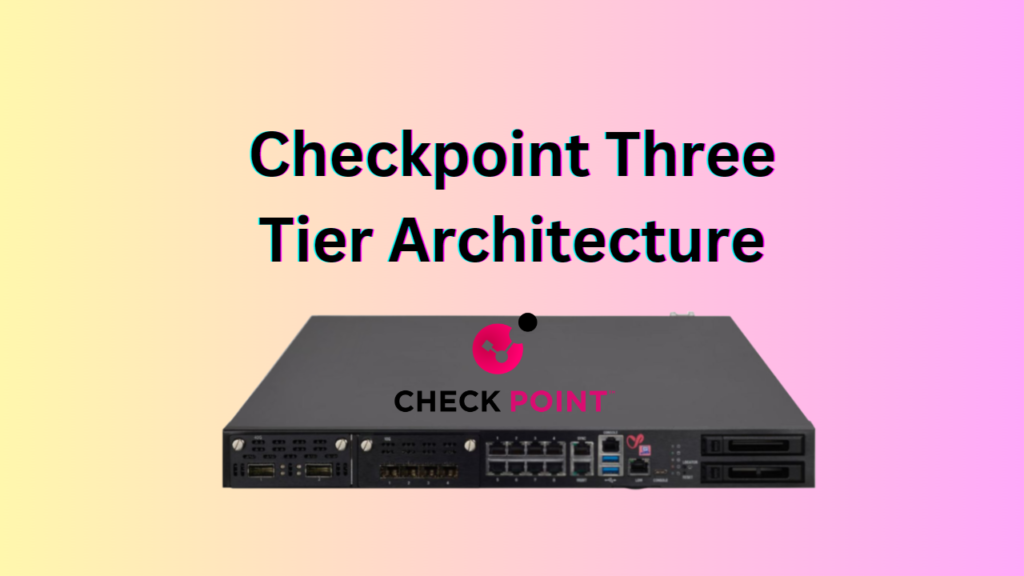 Checkpoint Three Tier Architecture