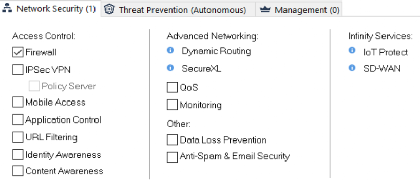 firewall blades checkpoint